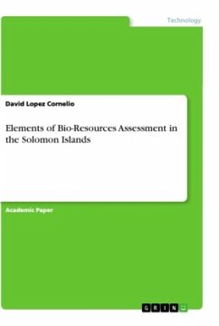 Elements of Bio-Resources Assessment in the Solomon Islands - Lopez Cornelio, David