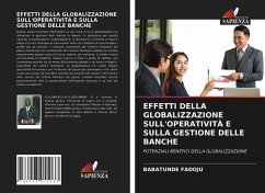 Cover EFFETTI DELLA GLOBALIZZAZIONE SULL'OPERATIVITÀ E SULLA GESTIONE DELLE BANCHE