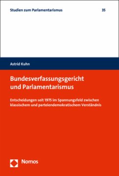 Bundesverfassungsgericht und Parlamentarismus - Kuhn, Astrid
