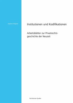 Institutionen und Kodifikationen