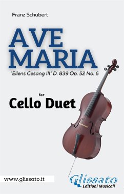 Cello duet - Ave Maria by Schubert (fixed-layout eBook, ePUB) - Schubert, Franz
