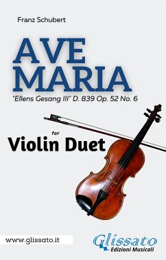 Violin duet - Ave Maria by Schubert (fixed-layout eBook, ePUB) - Schubert, Franz