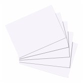 Herlitz Karteikarte A5 blanko weiß 100er Packung