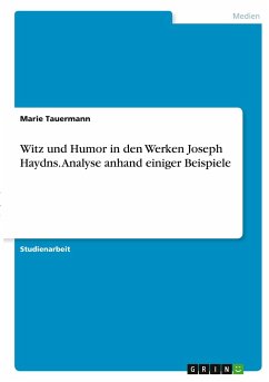 Witz und Humor in den Werken Joseph Haydns. Analyse anhand einiger Beispiele - Tauermann, Marie