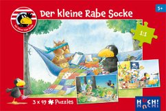 Der kleine Rabe Socke - Puzzle 2 (Kinderpuzzle)