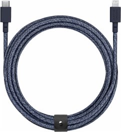 Native Union Belt Cable USB-C to Lightning 3m Indigo