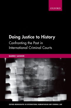 Doing Justice to History (eBook, PDF) - Sander, Barrie