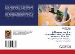 A Physicochemical comparison study of Aloe leave and Aloe Gel - Tripathy, Swarnajeet;Pradhan, Snigdharani;Barik, Binapani