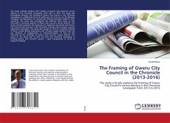 The Framing of Gweru City Council in the Chronicle (2013-2016)