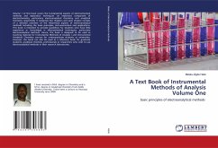 A Text Book of Instrumental Methods of Analysis Volume One
