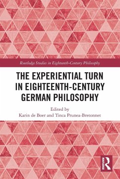 Cover The Experiential Turn in Eighteenth-Century German Philosophy