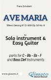 Solo instrument & Easy Guitar &quote;Ave Maria&quote; by Schubert (eBook, ePUB)