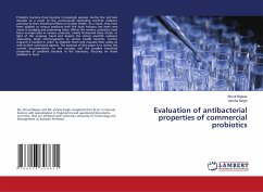 Evaluation of antibacterial properties of commercial probiotics