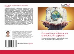 Formación ambiental en la educación superior - Cabrera Reyes, Lourdes de la Caridad