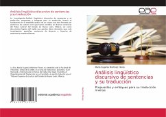 Análisis lingüístico discursivo de sentencias y su traducción