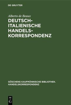 Cover Deutsch-Italienische Handelskorrespondenz (eBook, PDF)