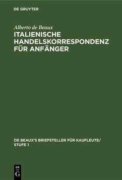 Cover Italienische Handelskorrespondenz für Anfänger (eBook, PDF)