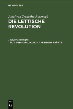 Der Schauplatz - Treibende Kräfte (eBook, PDF) - Schiemann, Theodor