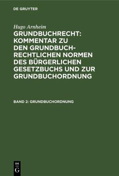 Cover Grundbuchordnung (eBook, PDF)