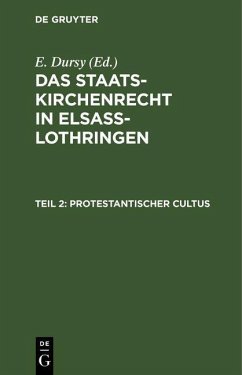 Cover Protestantischer Cultus (eBook, PDF)