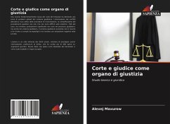 Corte e giudice come organo di giustizia - Maxurow, Alexej