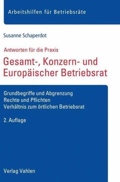 Gesamt-, Konzern- und Europäischer Betriebsrat - Schaperdot, Susanne