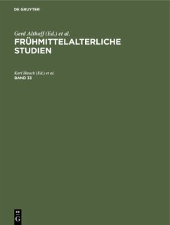 Frühmittelalterliche Studien. Band 33