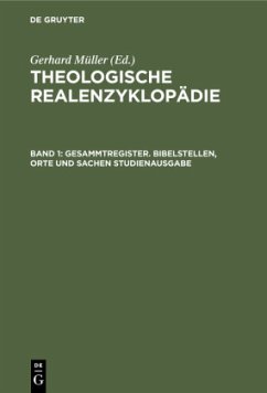 Gesammtregister. Bibelstellen, Orte und Sachen Studienausgabe