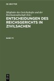 Entscheidungen des Reichsgerichts in Zivilsachen. Band 111