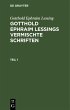 Gotthold Ephraim Lessing: Gotthold... - Bild 1