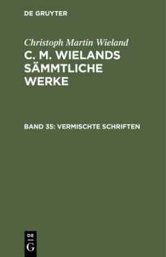 Vermischte Schriften - Wieland, Christoph Martin