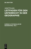 Physikalische Geographie, Teil 1