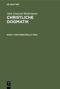 Der principielle Theil - Biedermann, Alois Emanuel