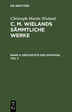 Cover Geschichte des Agathon, Teil 2