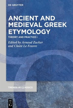 Cover Ancient and Medieval Greek Etymology (eBook, PDF)