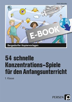 54 schnelle Konzentrations-Spiele - Anfangsunt. (eBook, PDF) - Jebautzke, Kirstin