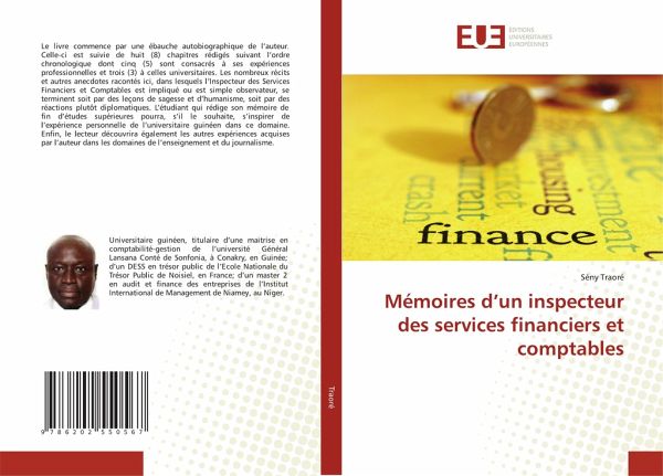 Mémoires d'un inspecteur des services financiers et comptables
