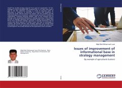 Issues of improvement of informational base in strategy management