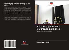 Cover Cour et juge en tant qu'organe de justice