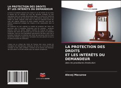 LA PROTECTION DES DROITS ET LES INTÉRÊTS DU DEMANDEUR - Maxurow, Alexej