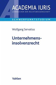 Unternehmensinsolvenzrecht - Servatius, Wolfgang