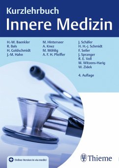 Kurzlehrbuch Innere Medizin - Baenkler, Hanns-Wolf; Bals, Robert; Goldschmidt, Hartmut; Hahn, Johannes-Martin; Hinterseer, Martin