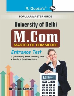 Delhi University (DU) M.Com Entrance Test Guide - Board, Rph Editorial