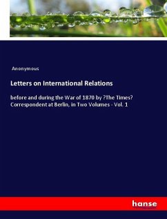 Letters on International Relations - Anonymous