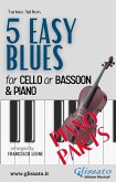 5 Easy Blues - Cello/Bassoon & Piano (Piano parts) (fixed-layout eBook, ePUB)