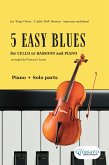 5 Easy Blues - Cello or Bassoon & Piano (complete parts) (fixed-layout eBook, ePUB)