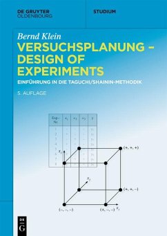 Versuchsplanung - Design of Experiments (eBook, PDF) - Klein, Bernd