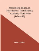 Archaeologia Aeliana, Or, Miscellaneous Tracts Relating To Antiquity Third Series (Volume Vi)