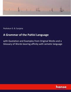 Cover A Grammar of the Pahlvi Language