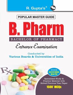 B. Pharm (Bachelor of Pharmacy) Entrance Exam Guide - Board, Rph Editorial